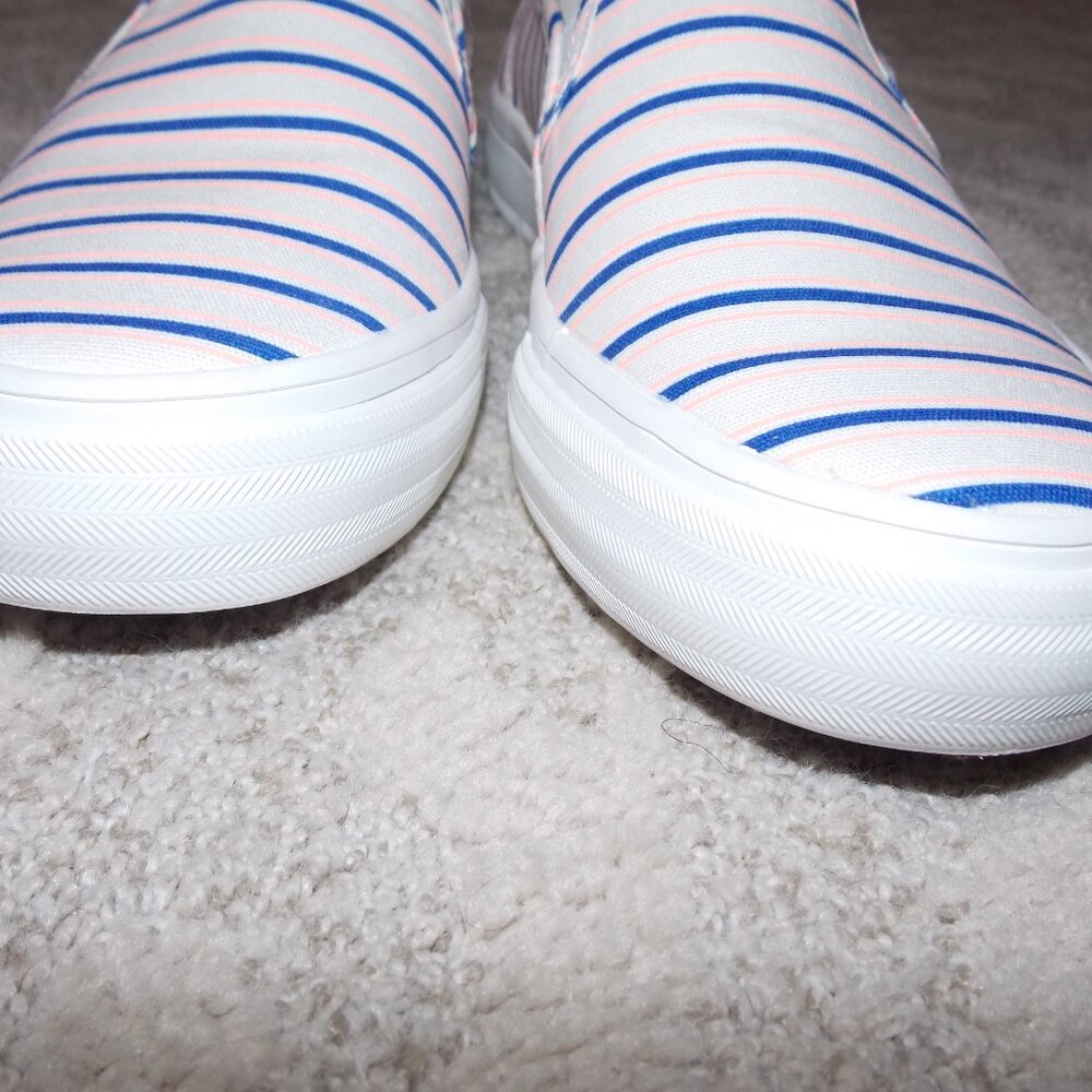 Keds Double Decker Canvas Stripe Slip On Size-6.5 - Picture 2 of 8